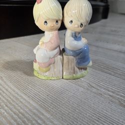 Precious Moments Salt & Pepper Shakers 