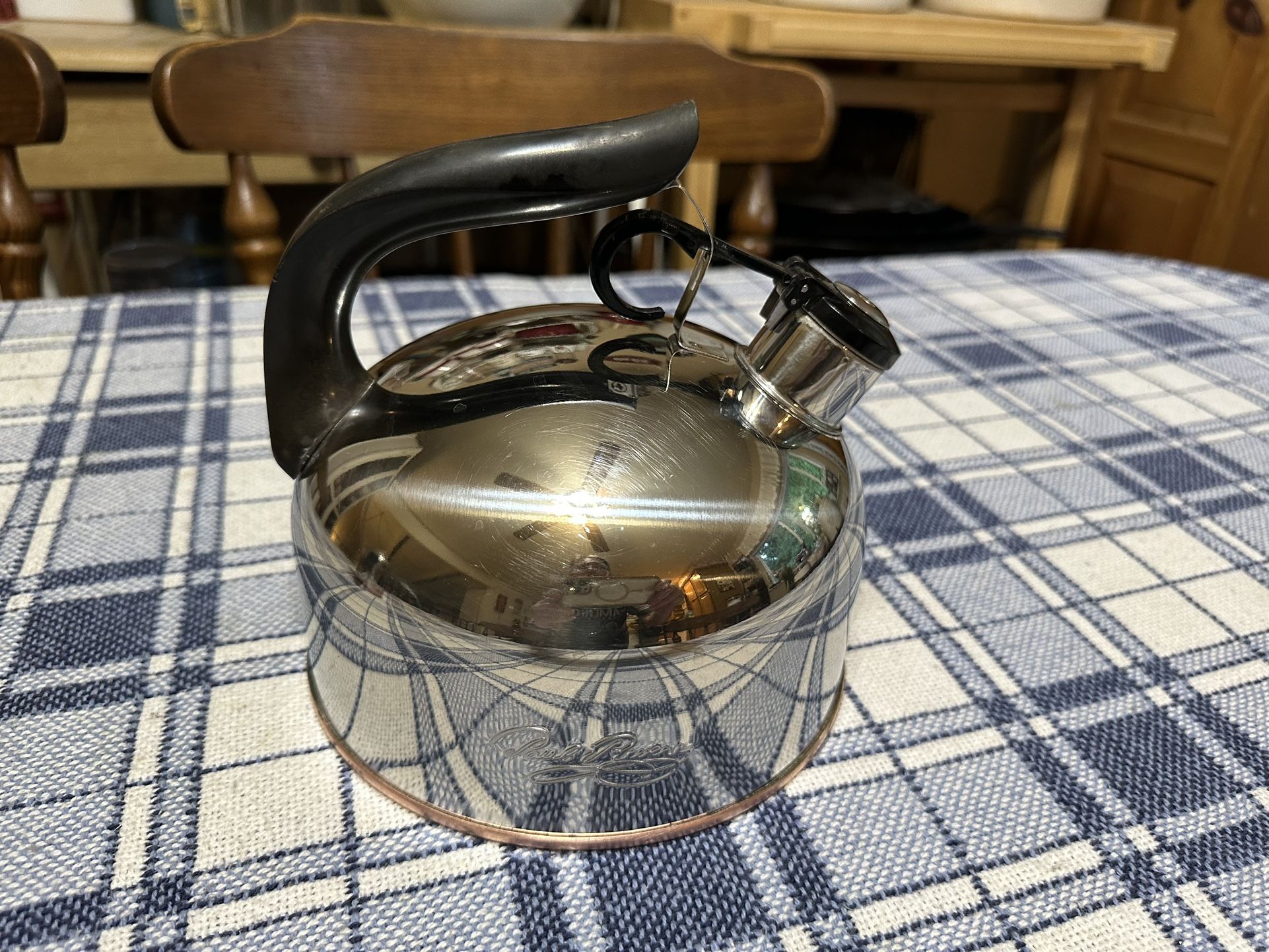 Revere Ware Copper Bottom Tea Kettle