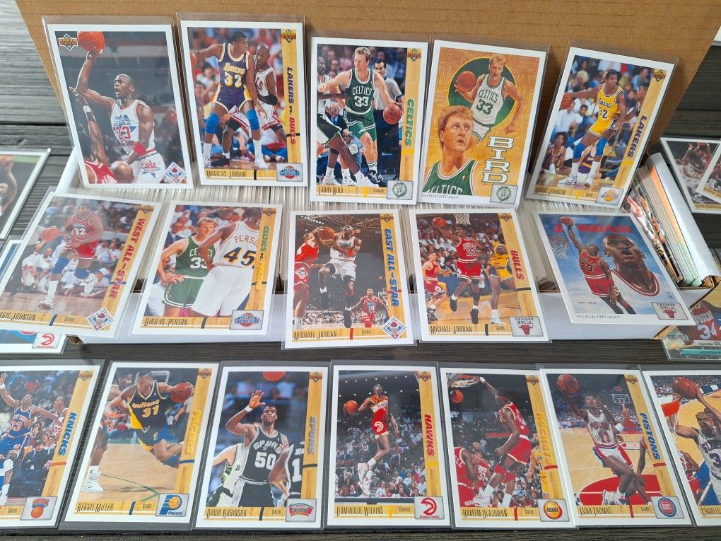 1990s basketball card lot