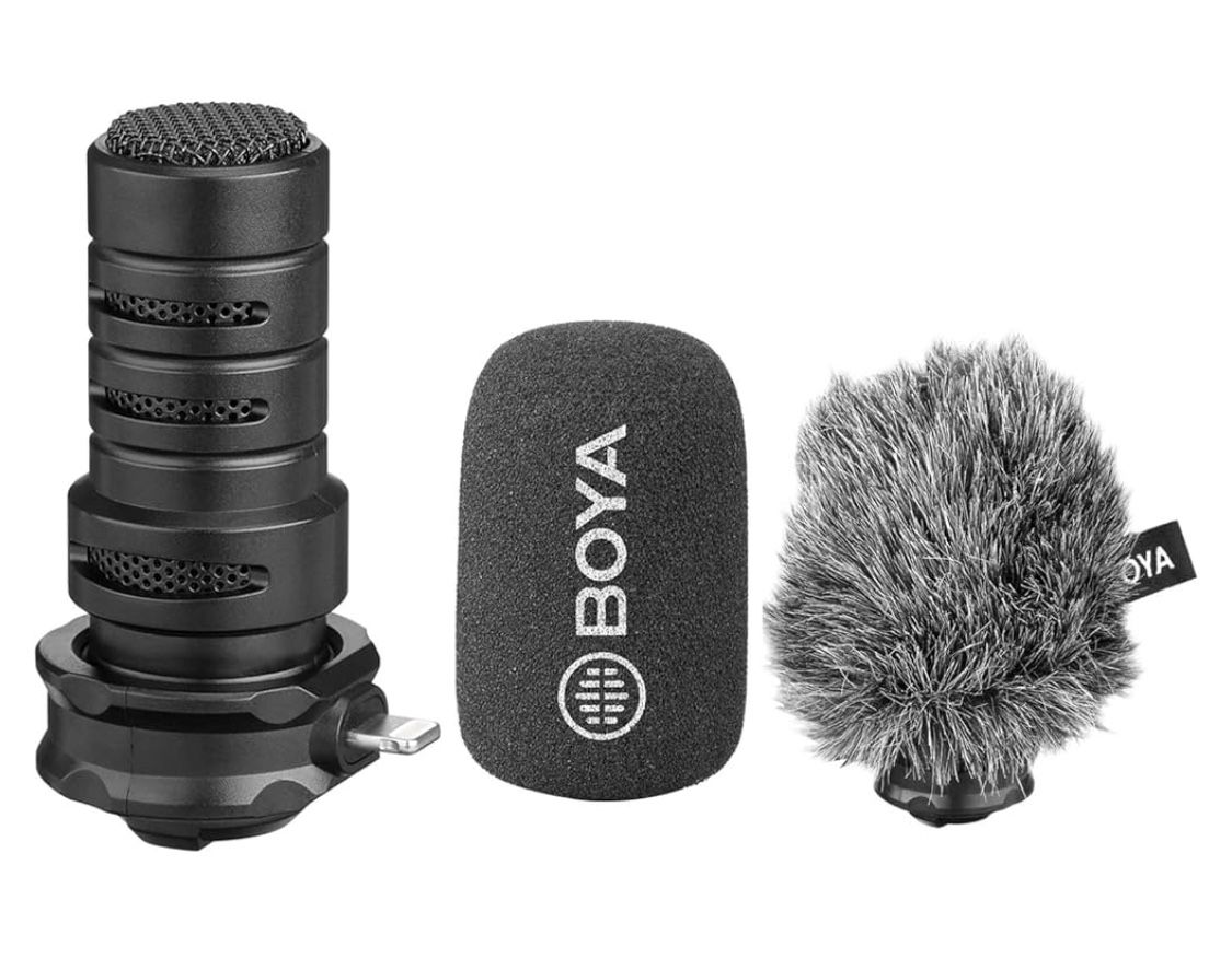 New! iPhone Directional Microphone Lightning, Digital Cardioid MFI Lightning Mic with Superb Sound for iPhone iOS Recording YouTube Video Vblog Livest