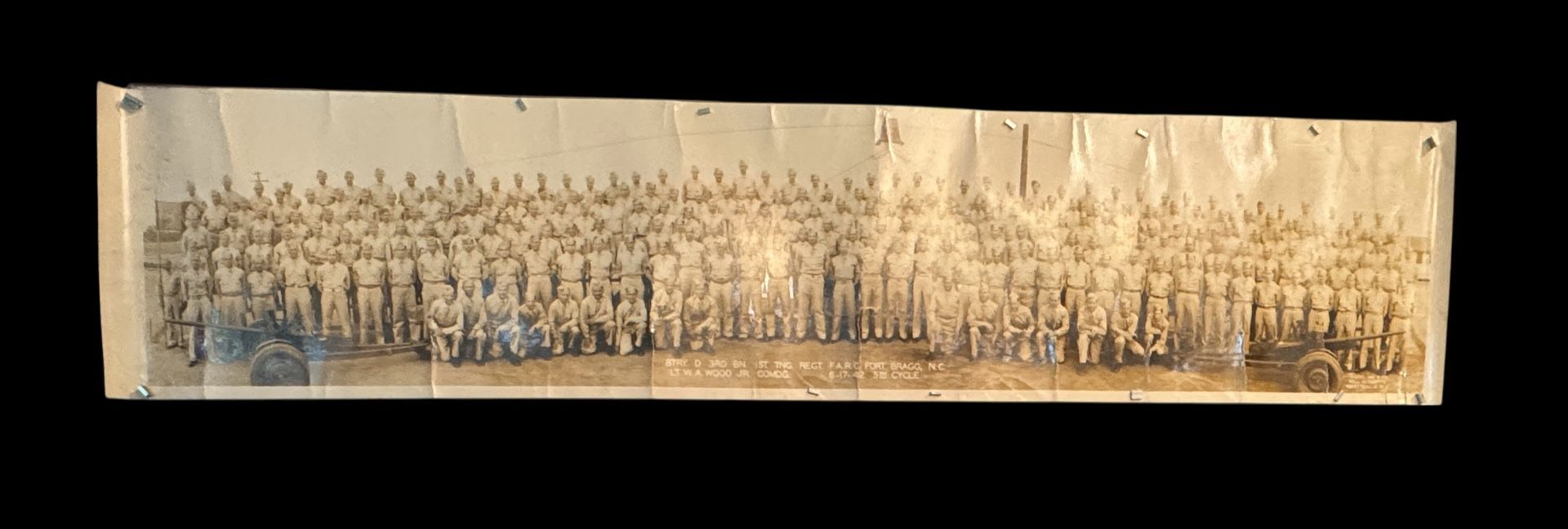 Fort Bragg Yard Long military photo from June 6th 1942.