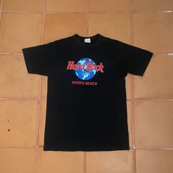 Hard Rock Cafe Myrtle Beach T Shirt Size L Made In USA Single Stitch 90’s vintage