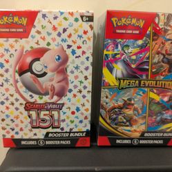 Pokemon 151 Bundle+ Mega Evolutions 