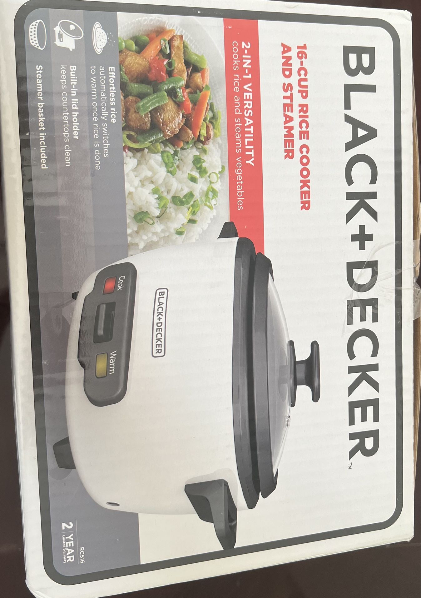 BRAND NEW in Box Black And Decker 6 Cup Rice Cooker for Sale in Los