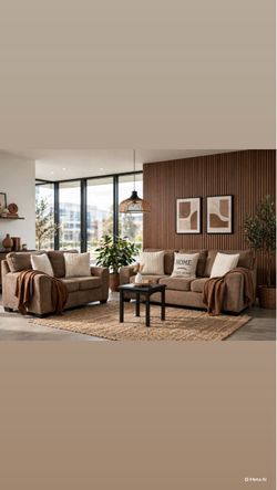 Couch and love seat set