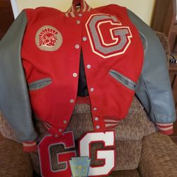 Vintage 1970's Glenelg High School Letter Jacket