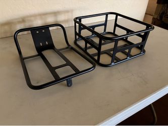 E-Bike basket & rack