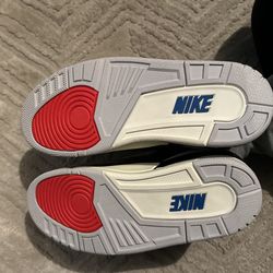 New Size 8- Nike Air Jordan 3 Retro OG Rare Air Black Blue Men’s