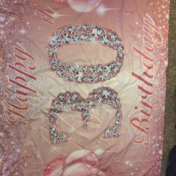 30th Birthday Banner Tapestry 