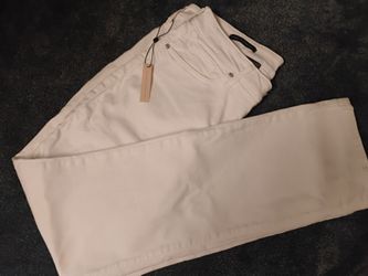 NYDJ Marilyn Straight Leg White Jeans Pants Size 12 - BRAND NEW NWT