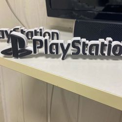 Ps PlayStation Video Game Sign Logo Display 