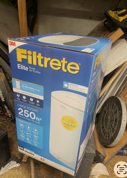 Filtrete air purifier 250 ft2