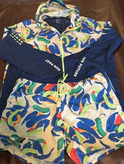 Nike Running 'Run Past The Future' Jacket and Shorts Set