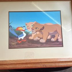 1994 Disney Lion king Lithograph 