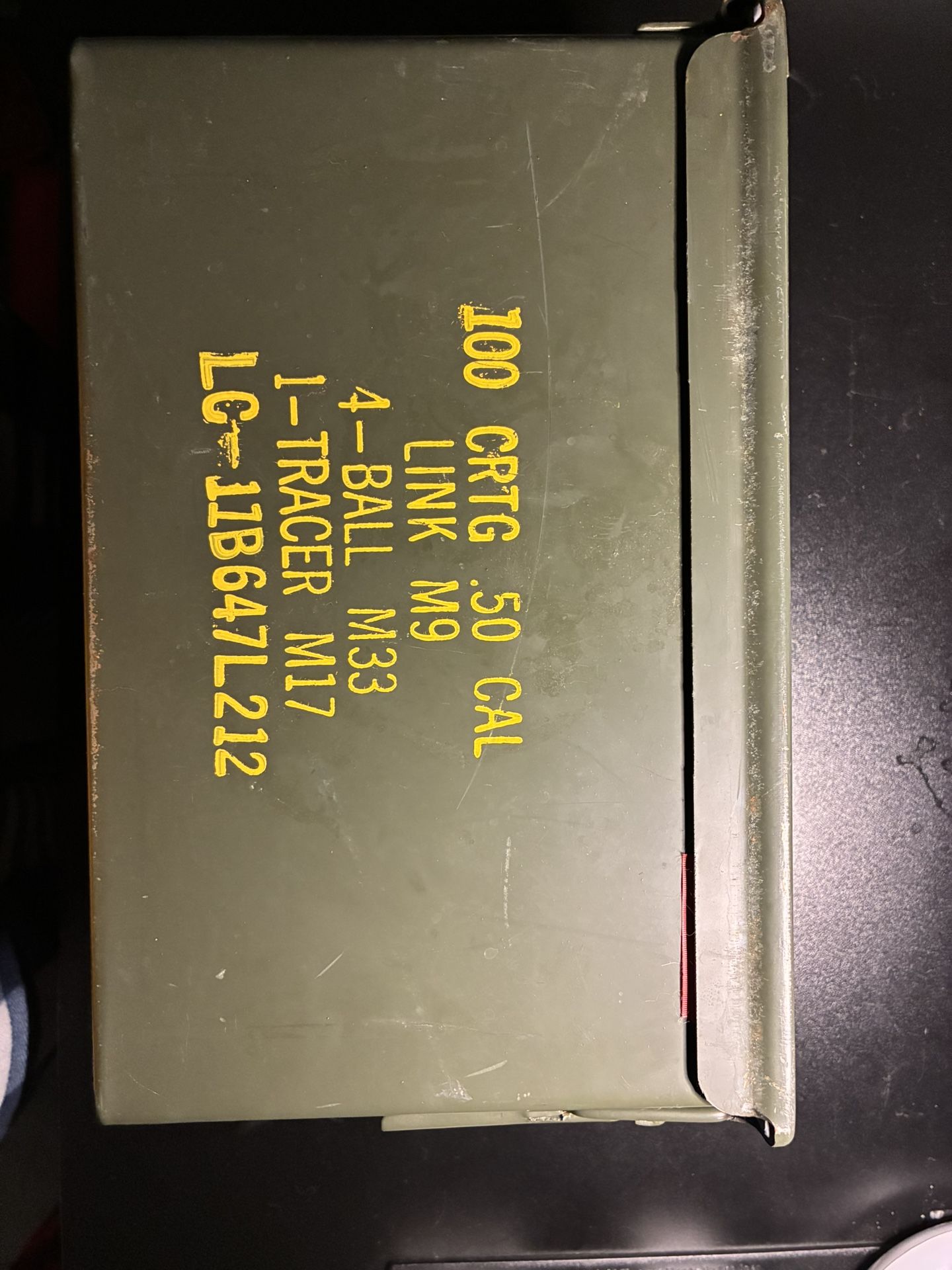 Vintage Ammo Box .50 Caliber 100 Count 