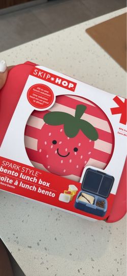 Skip Hop Spark Style Bento Lunch Box - Strawberry