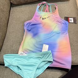 NWT Nike Girls Youth Swim suit Sz Large 