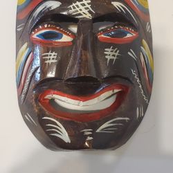 Hand Carved Wooden Mask