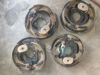 Electric Trailer Brake Assemblies Set of 4