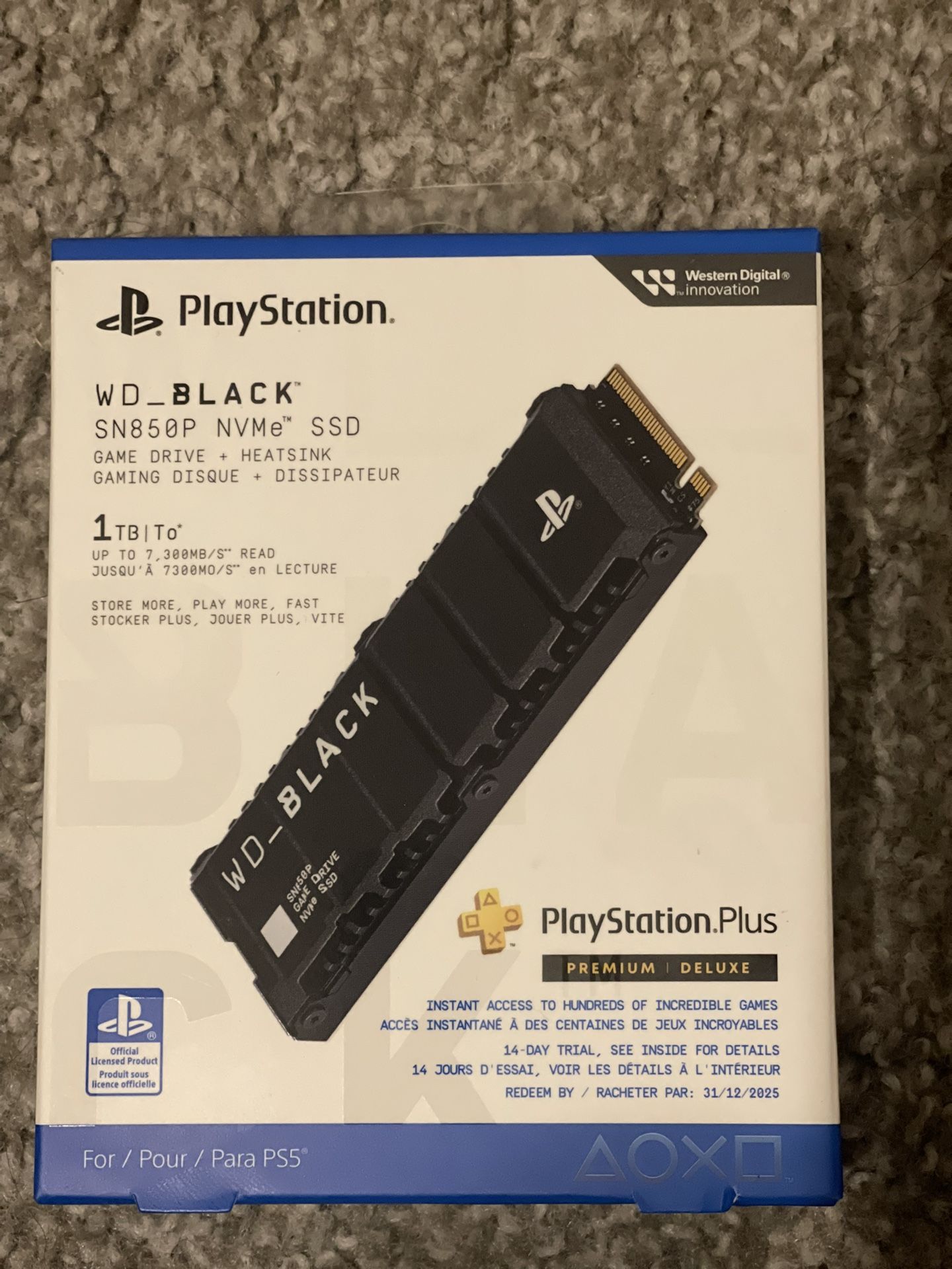 Western Digital WD_BLACK SN850P 1TB M.2 NVMe Internal SSD 