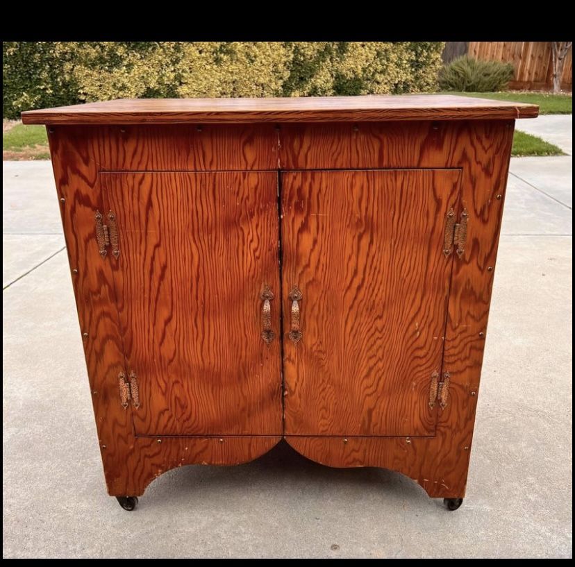 Vintage Antique Cabinet Storage 