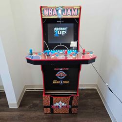 Arcade 1UP NBA Jam Cabinet With Riser Retro Game Cabinet 8055