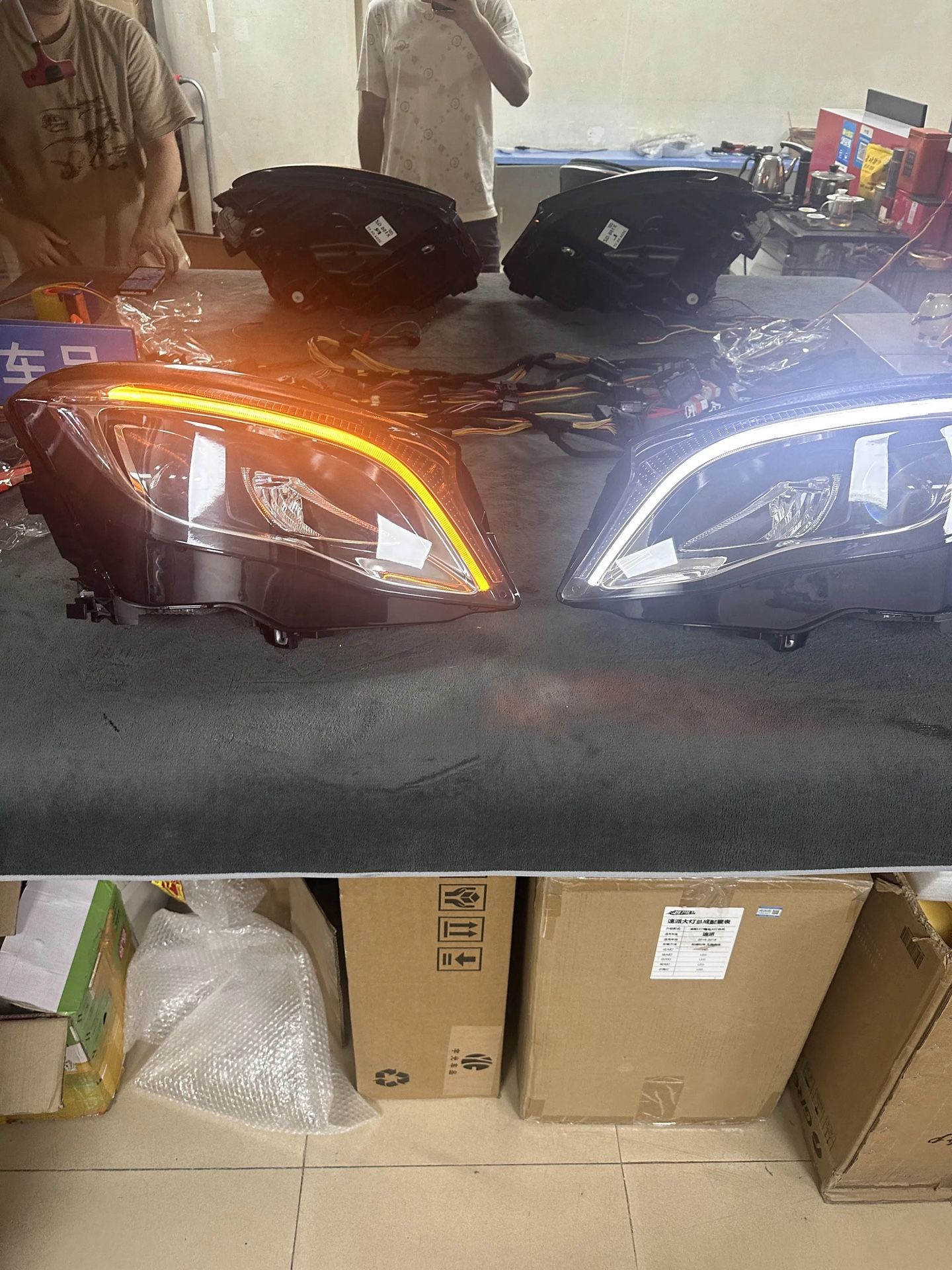 Headlights For 2015-20 Mercedes Benz GLA250