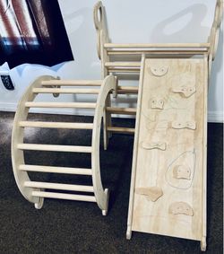 Toddler Climbing Play Gym Set