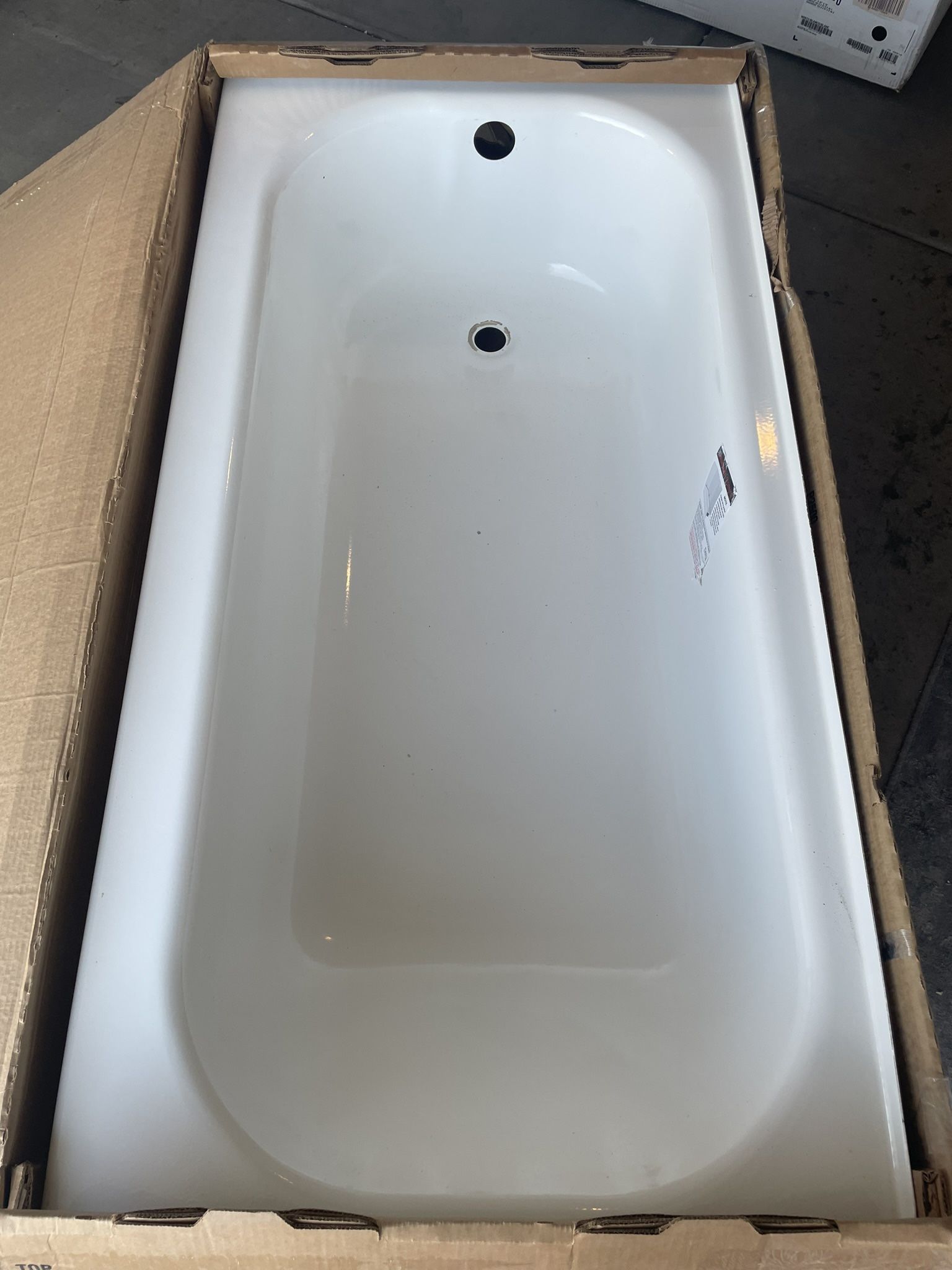 Bootz Industries Alpha Soaking Tub Of 60 X 30 With Left Frame