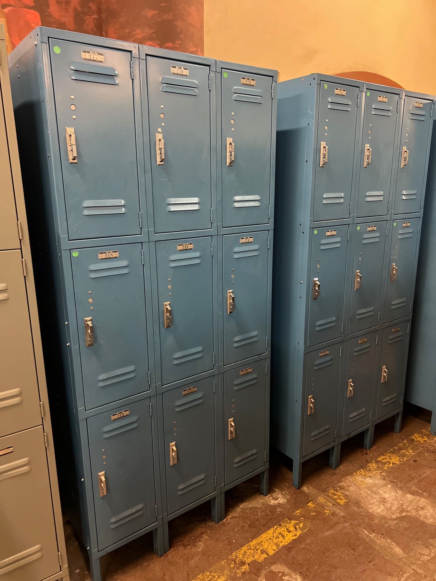 GYM / SCHOOL LOCKERS (9 compartments) -can deliver-