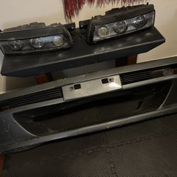 S13 Silvia Q’s Front Bumper and triple Projector Headlights 