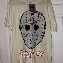 FRIDAY THE 13 T SHIRT - NEW SIZE L 