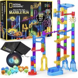 National Geographic 80 pc Glow In The Dark Marbles 