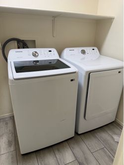 Washer and Dryer