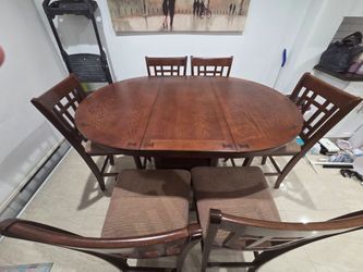 Dinning table with 6 chairs