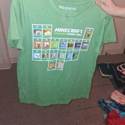 Minecraft Green Shirt 