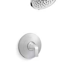 KOHLER Cursiva Single-Handle 3-Spray Tub and Shower Faucet 1.75 GPM in Polished Chrome (Valve Included)