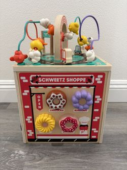 Wooden Activity Cube