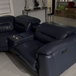 Blue Sectional 
