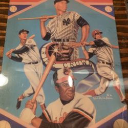 Mickey Mantle Triple Crown Photo $15