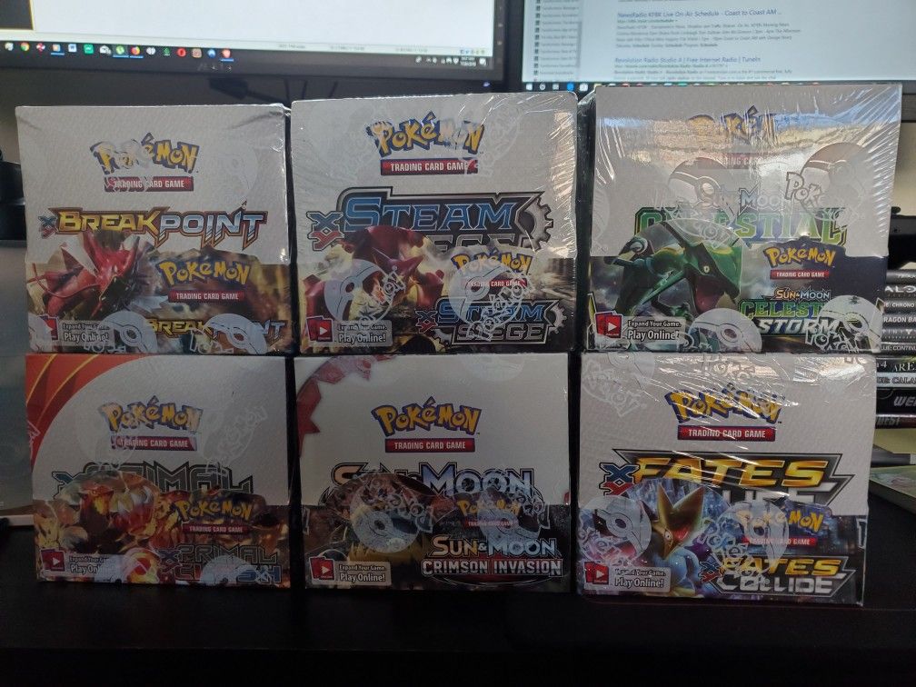 Pokemon Sealed Booster boxes 90 each