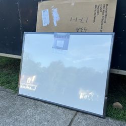 Staples 4ft x 3ft TRU RED Magnetic Porcelain Dry Erase Board