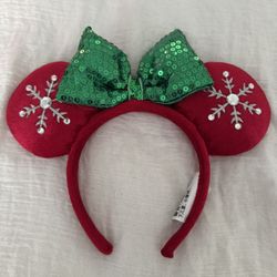 Christmas Minnie Ears