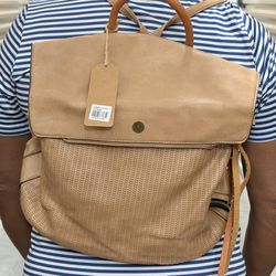 Beige Backpack