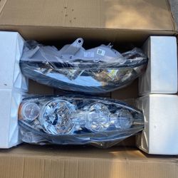 2005 2006 For 2005-2006 Toyota Camry Headlights Assembly Pair Headlamps Front Left+Right