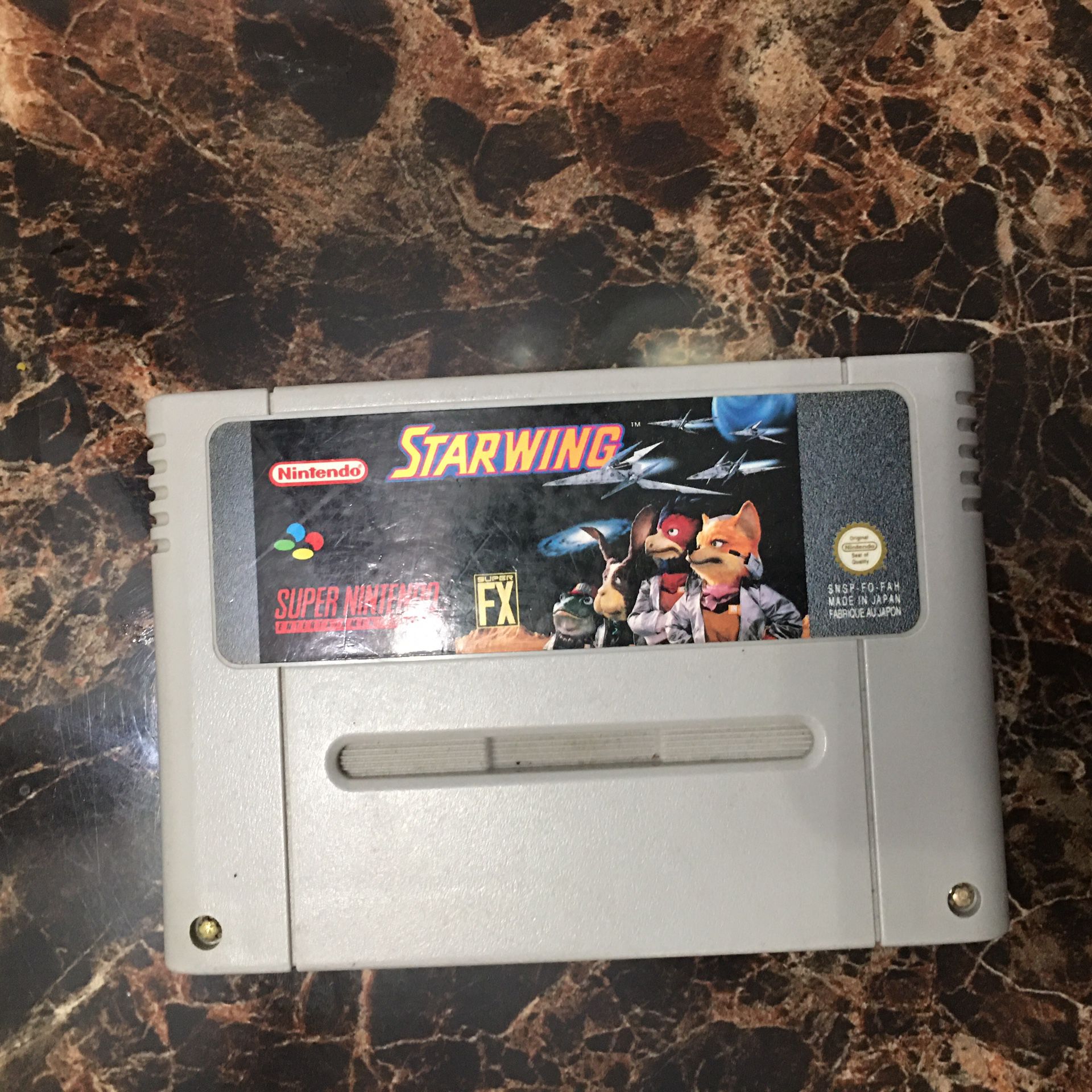 Starwing (Starfox) 1993 Super Nintendo SNES Video Game