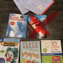 4th Grade Etc Learning Homeschool Texts, Workbooks, Practice Problems $65 All 9 Pieces 
