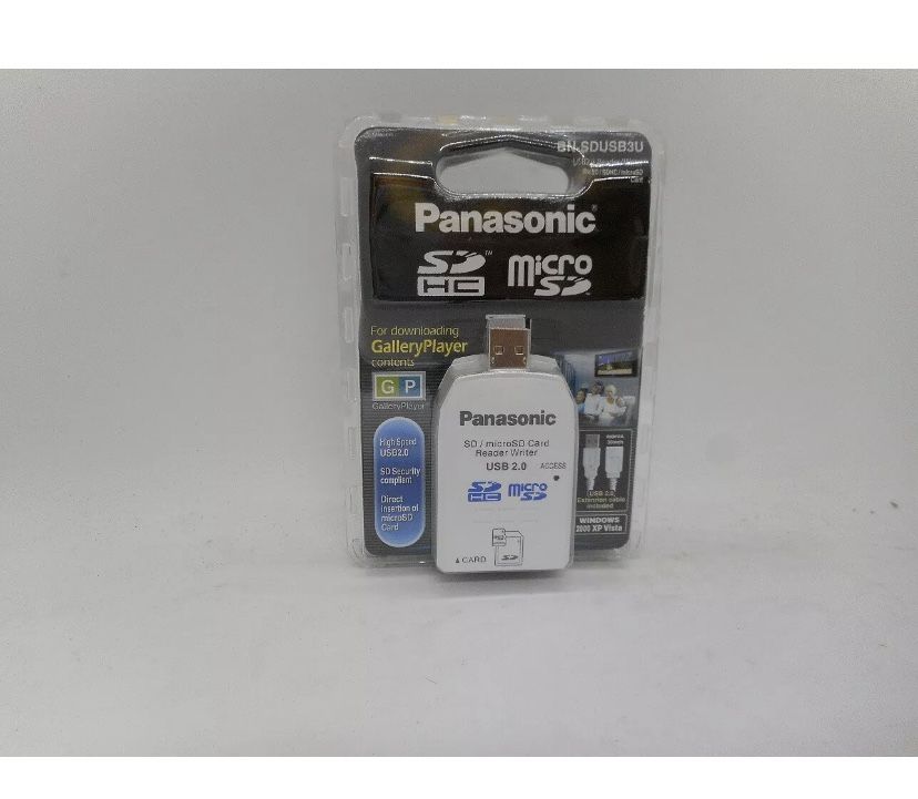 Panasonic USB 2.0 Reader Writer for SD/SDHC/MicroSD Card New