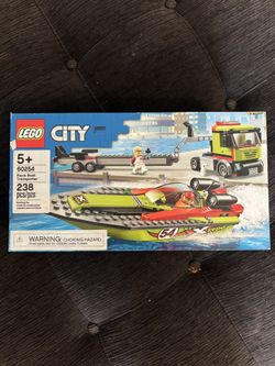 Legos: Race Boat Transporter BRAND NEW!