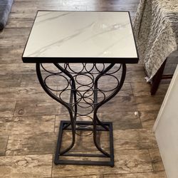 Wine, Rack End Table 